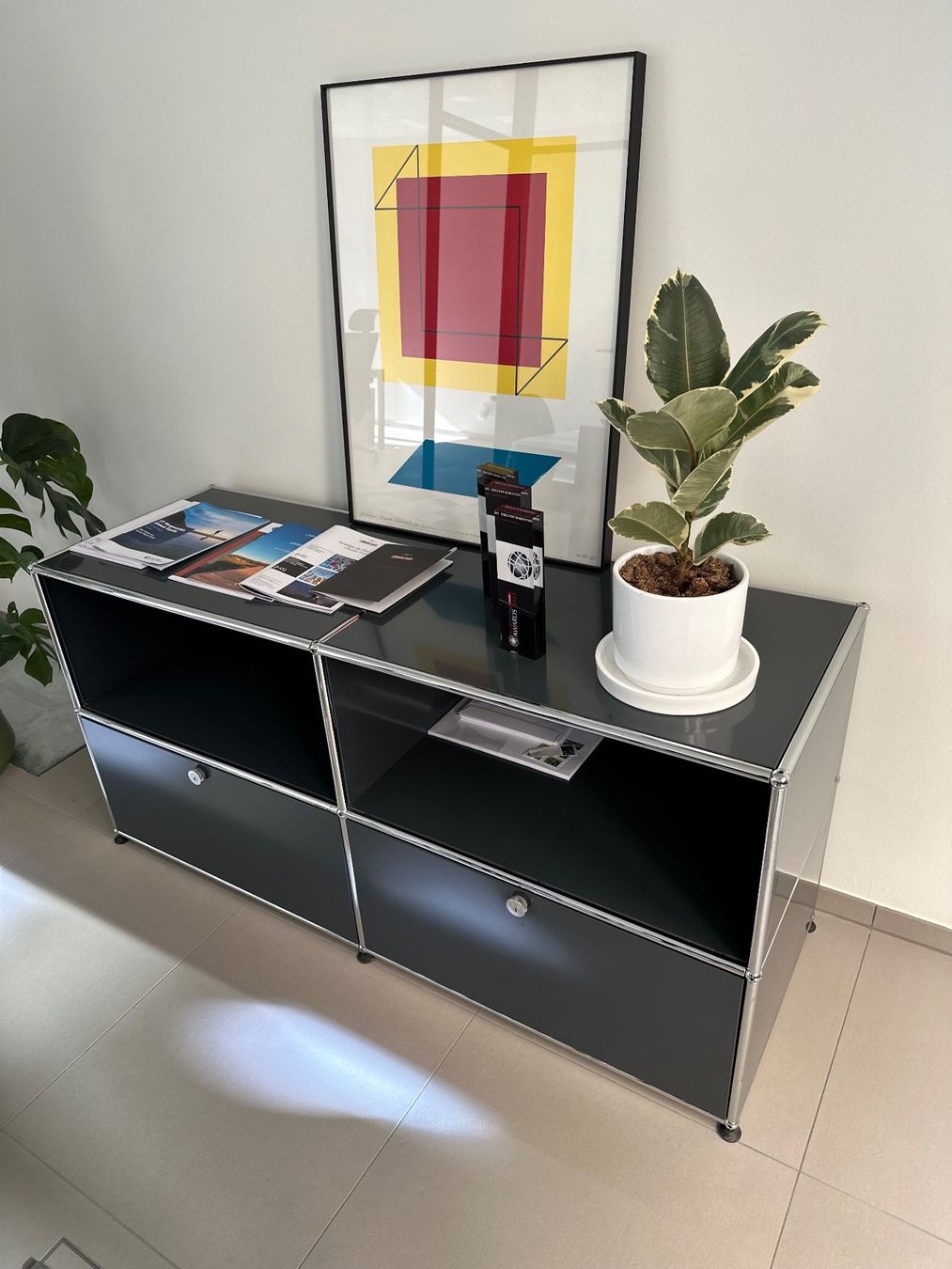 USM Scaffali: USM Haller  Regal 7016 Anthrazit – Usato da Opfikon venduto da lula21