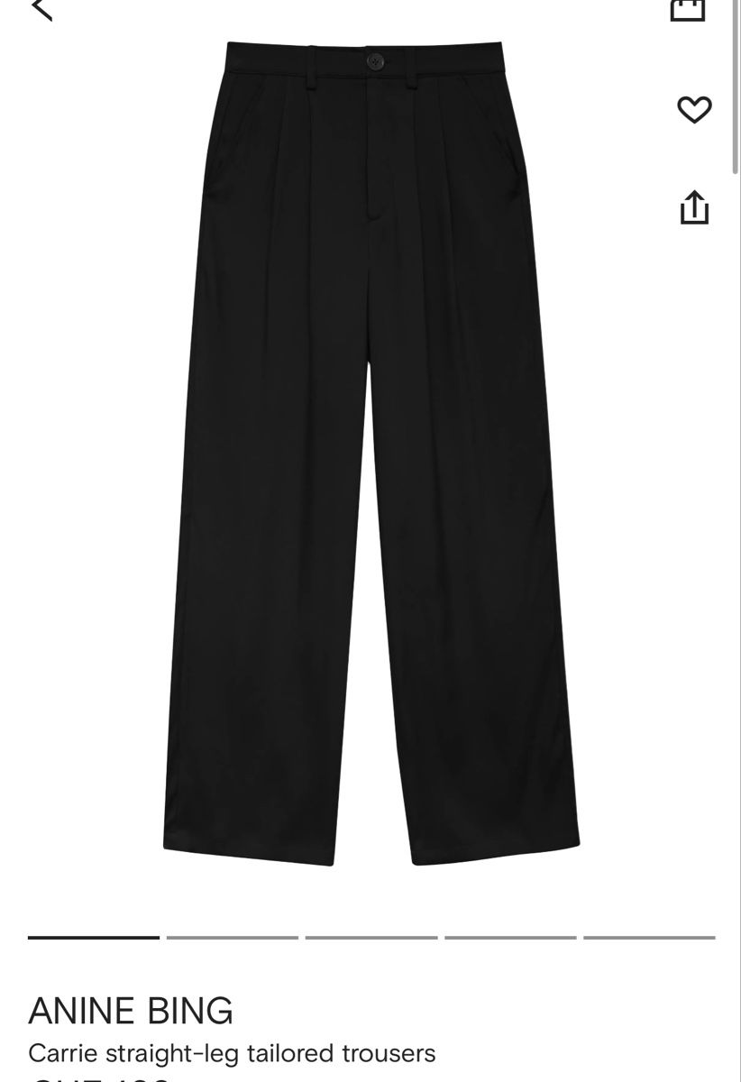 Anine Bing Pantaloni: Anine Bing Carrie pantalon – Usato da Genève venduto da Cicin 3