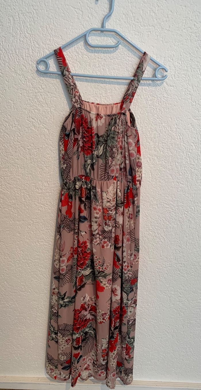 Vestiti: Maxikleid Blumen rosa Gr. M – Usato da Fislisbach venduto da KolibriSecondhand 9