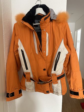 Sportalm Ski Jacket Orange Women's Gr. M Winter Retro