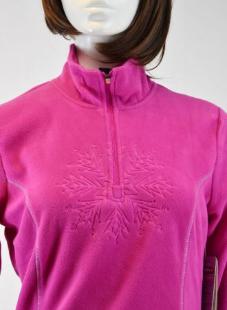 Icepeak Damen Pullover halbZip Skipullover Fleece pink/Gr.36