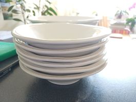Pomax Porzellan Schüssel und 6 Schälchen