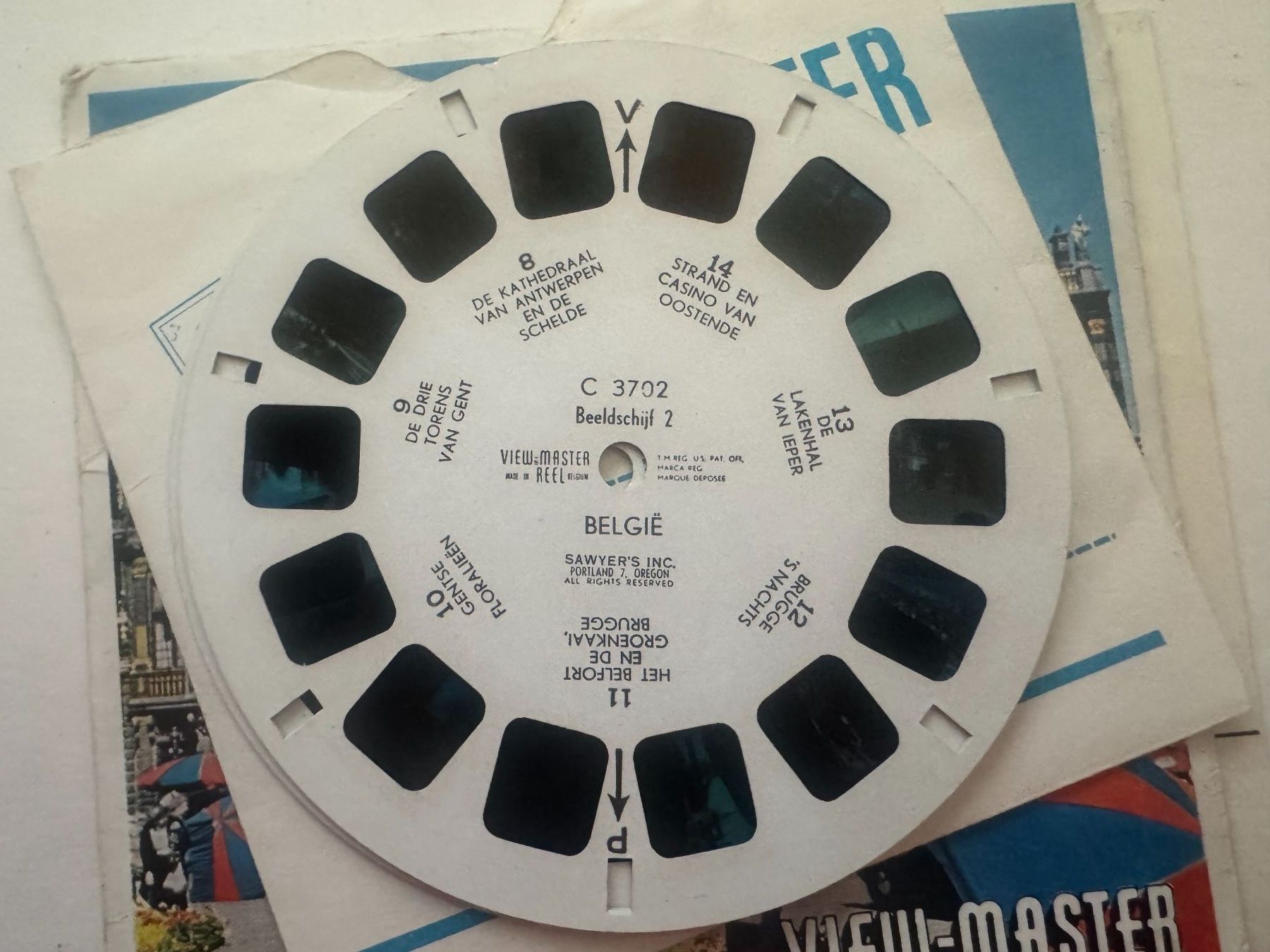 View-master Spielzeuge: View-Master 3D: Nr. C 370 BELGIE (3 Scheiben) – Gebraucht aus Tegerfelden von siebenmacky 5