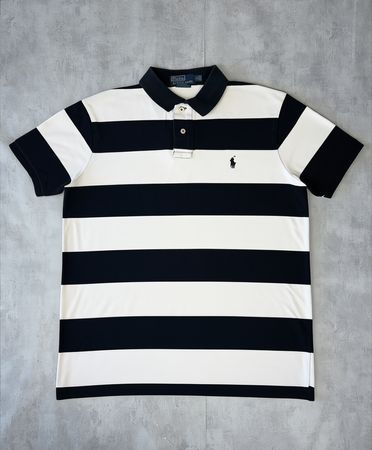 Polo Ralph Lauren Rayé Noir et Blanc - Size XL #68