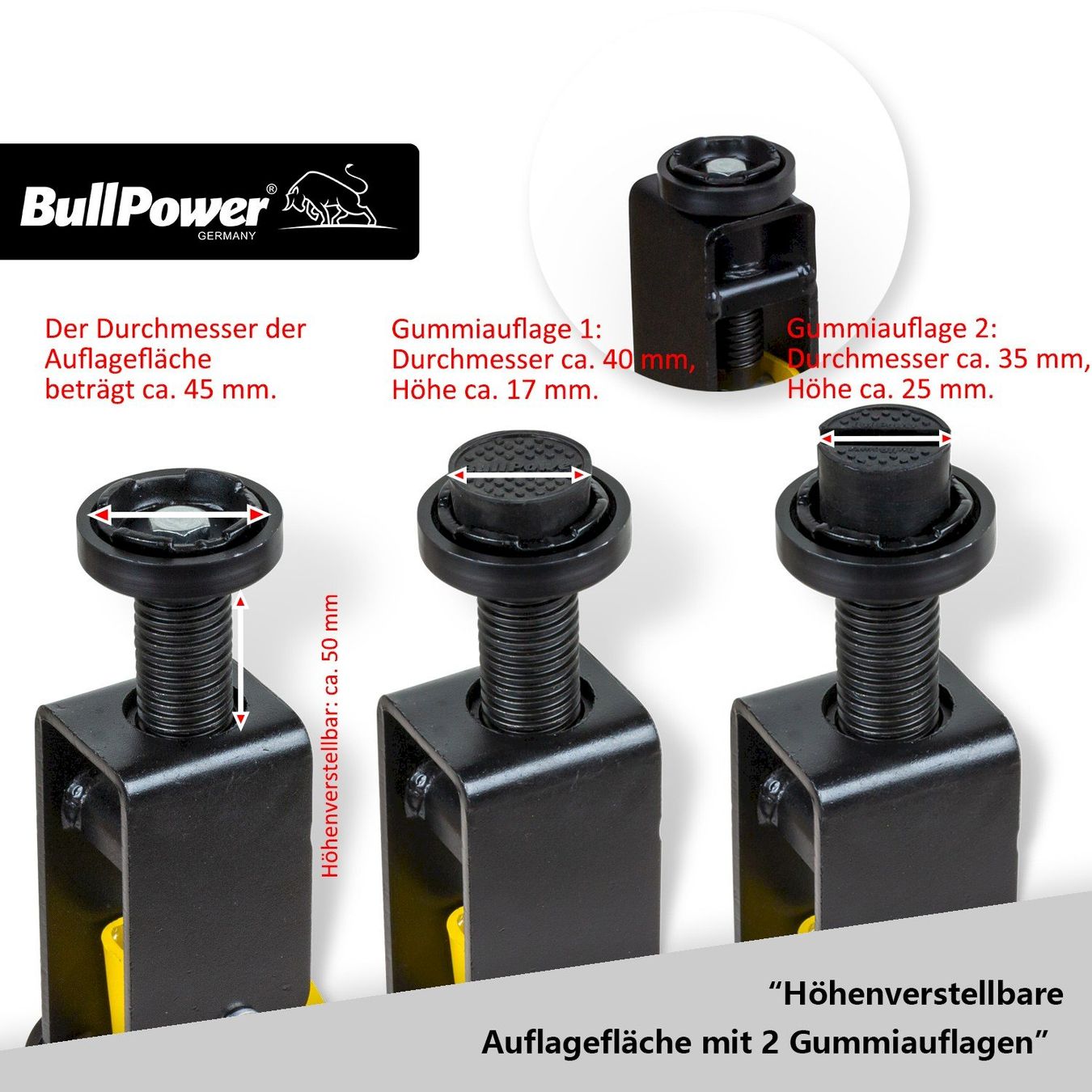 Piattaforme elevatrici & Crick: BullPower Wagenheber 3T – Nuovo e nell'imballaggio originale da Bottighofen venduto da zaap 2