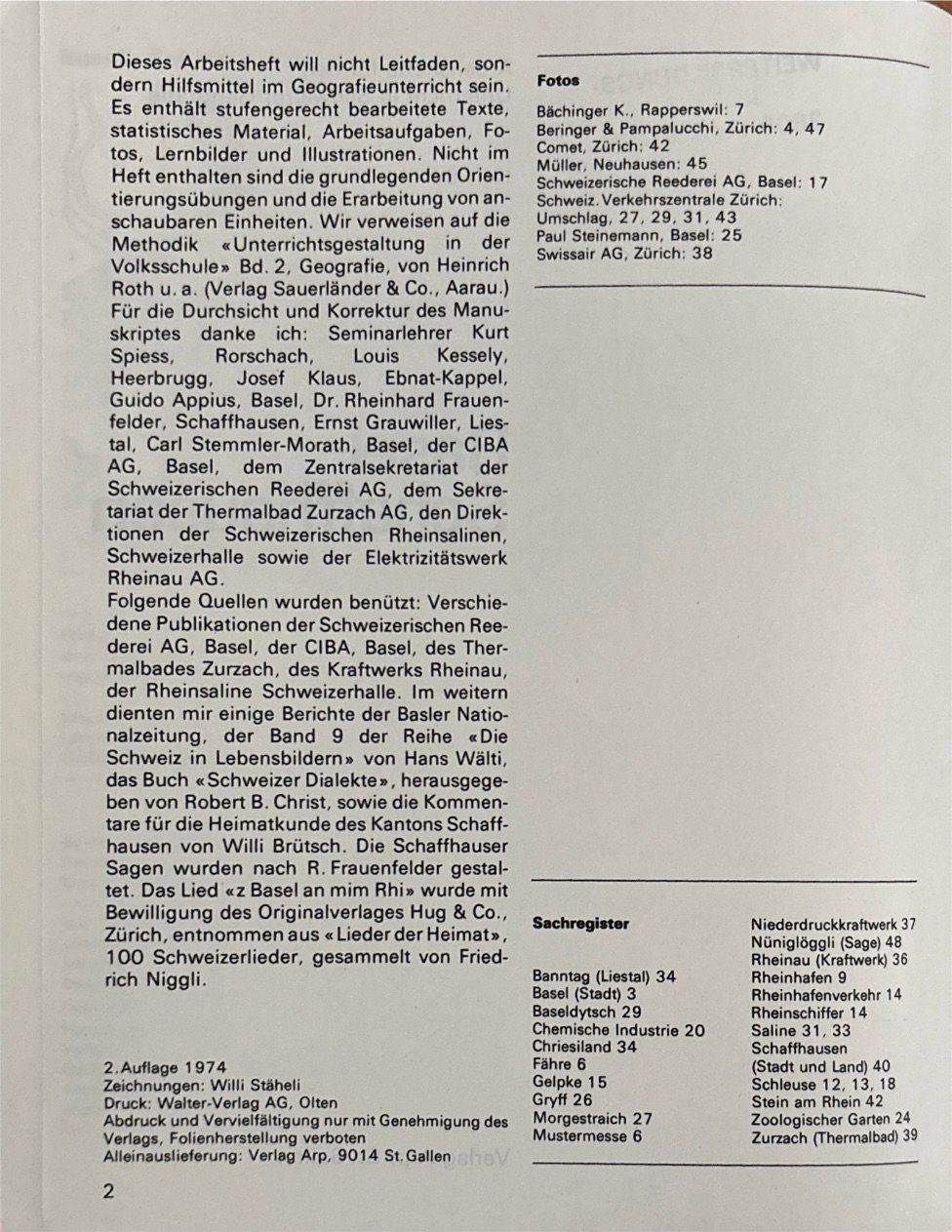 Libri: Kaiser Ernst, Basel-Schaffhausen - Heft 6 – Usato da Sarnen venduto da Livres 2