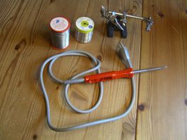 hochwertiges Retro Löt Set für Elektroniker und Bastler