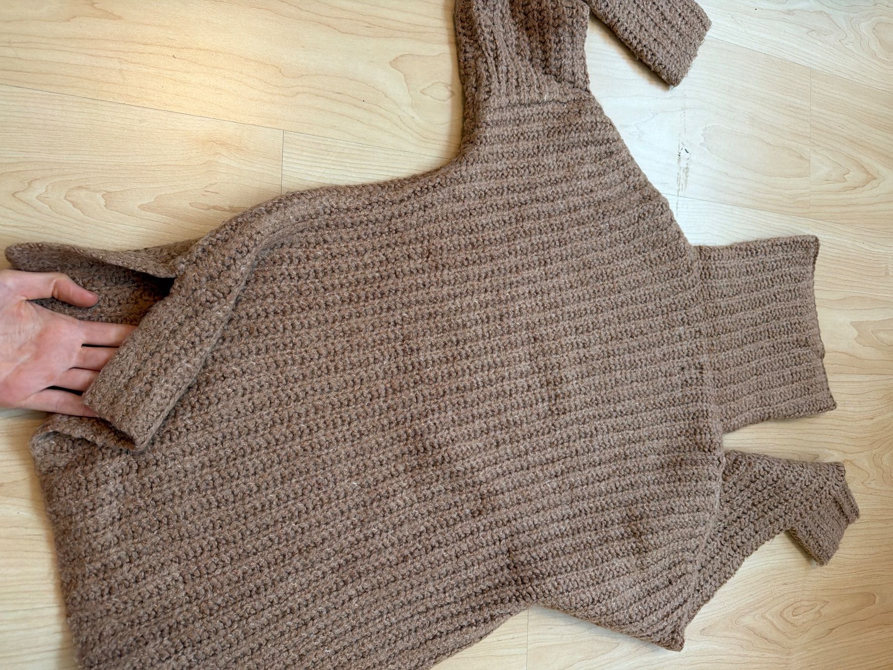 Abercrombie Maglioni & Felpe: Pullover Abercrombie & Fitch braun gerippt beige – Usato da Hettlingen venduto da blu_tb6z 4