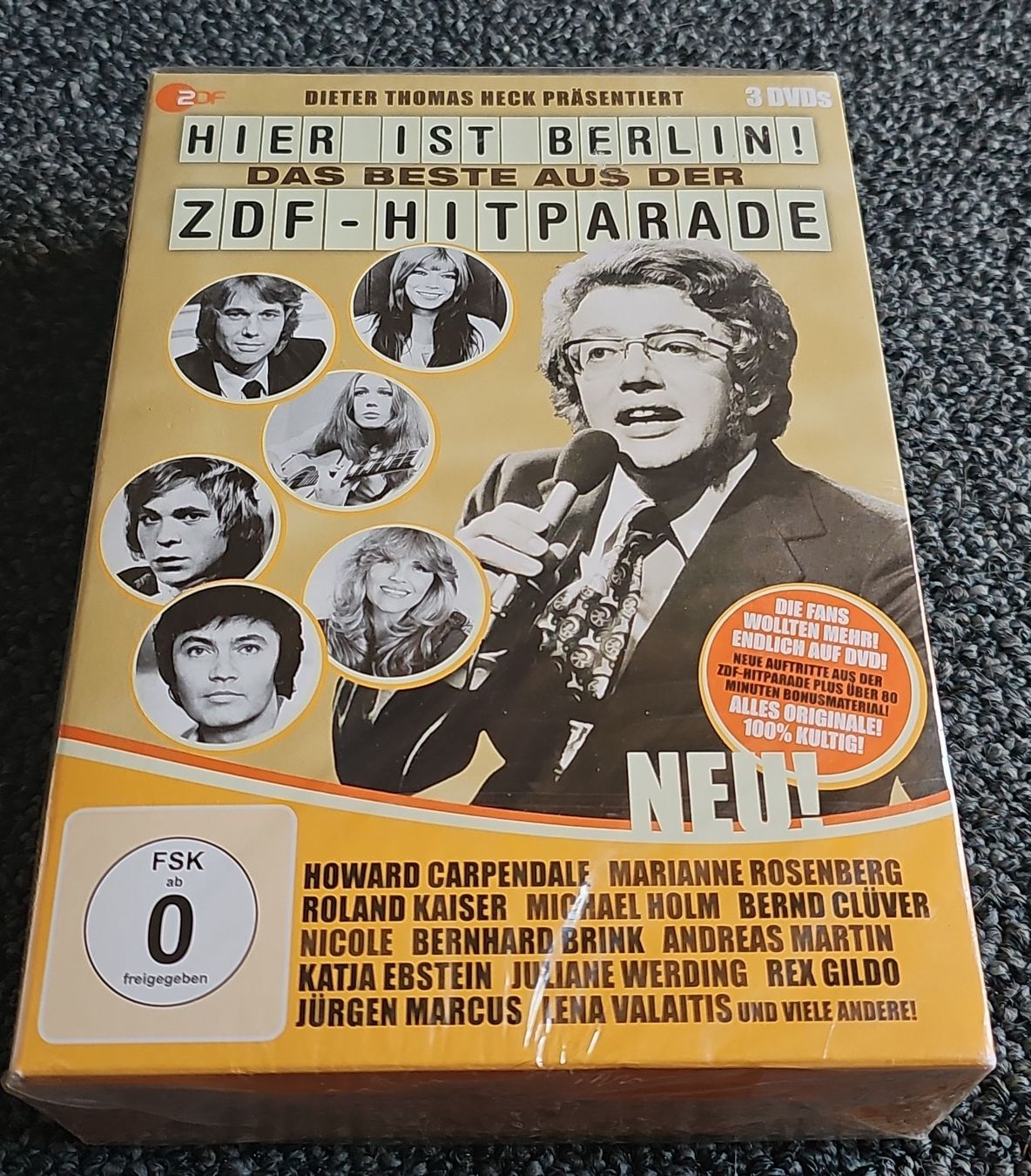 Tutti i DVDs: DVD Box ZDF-Hitparade 3 DVDs Neuverpackt – Nuovo e nell'imballaggio originale da Ruswil venduto da jan_bxl5