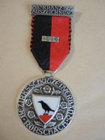 1962 Schützenfest Auszeichnung Medaille Kranz Feldschiessen