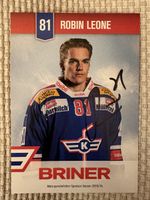 AK Autogramm von Kloten Flyers Eishockey / Robin Leone