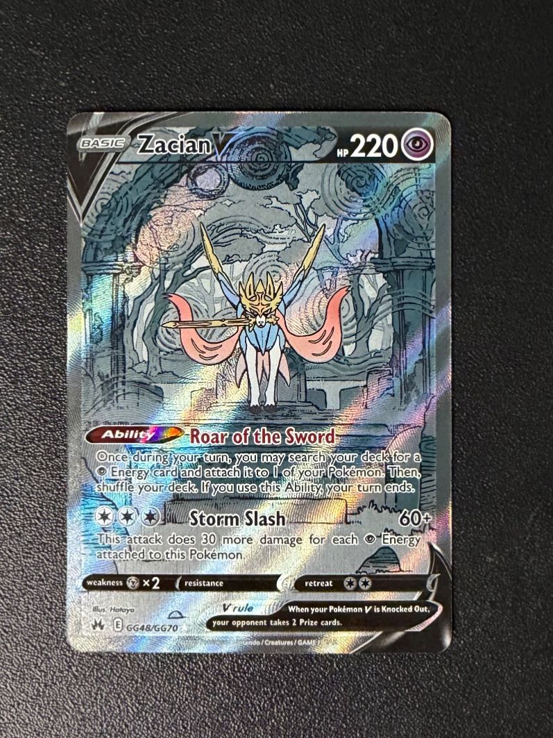 Pokémon Sammelbilder & Trading cards: Zacian V #GG48/GG70 – Neu (gemäss Beschreibung) aus Niedergösgen von SwissPokeCards