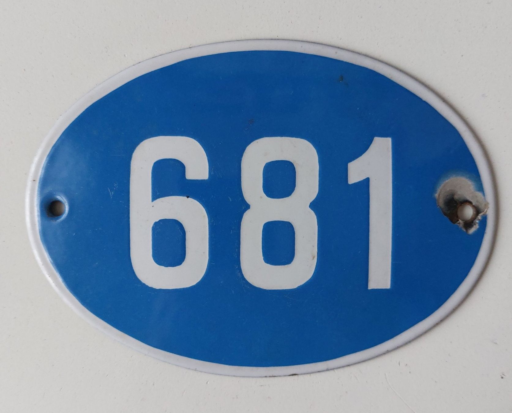 Insegne: Emailschild 681 Plaque émaillée – Usato da Schenkon venduto da TG10