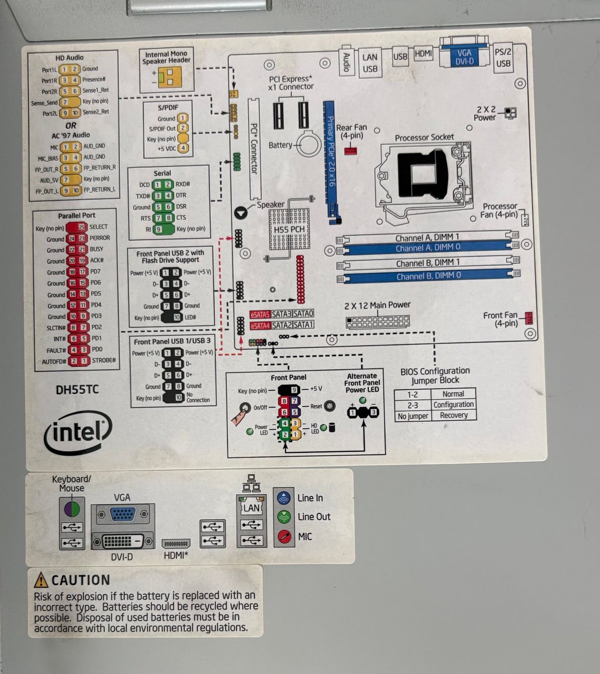 Intel PCs: Desktop Computer Intel Core i3 540 | Intel DH55TC – D'occasion à Zürich par Gaikokujin 6