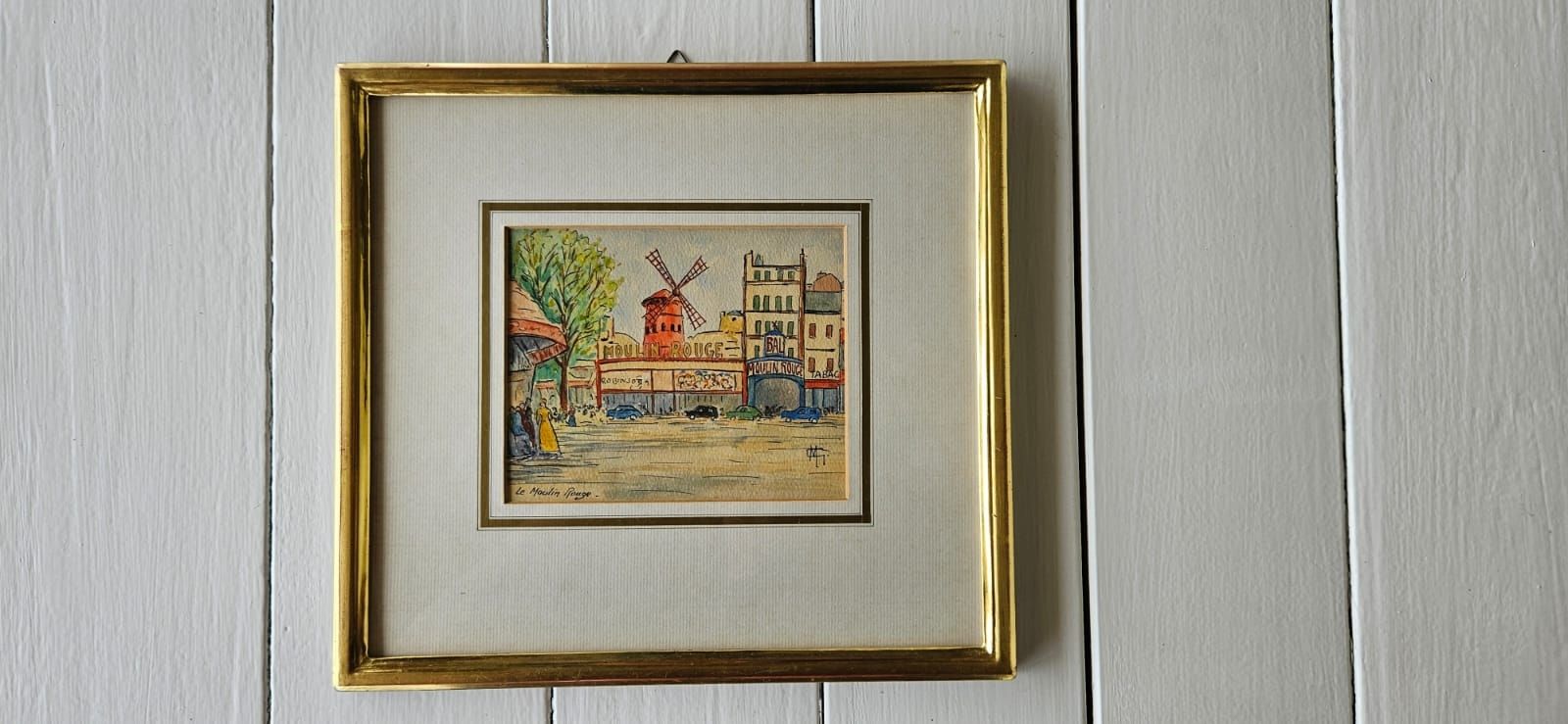 Dipinti: Le Moulin Rouge, Aquarell, Original – Usato da Ballwil venduto da hei_yh7b