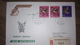 Air Afrique Geneve - Douala 05.11.1969