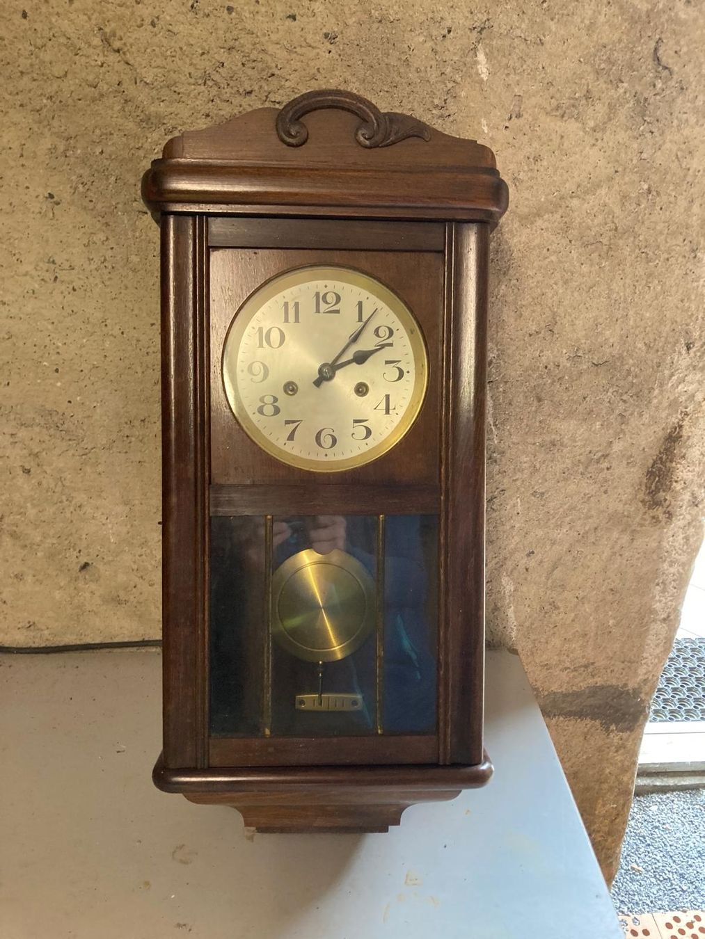 Uhren: Alte Wanduhr – Gebraucht aus Wengi b. Frutigen von jsa_n7bw