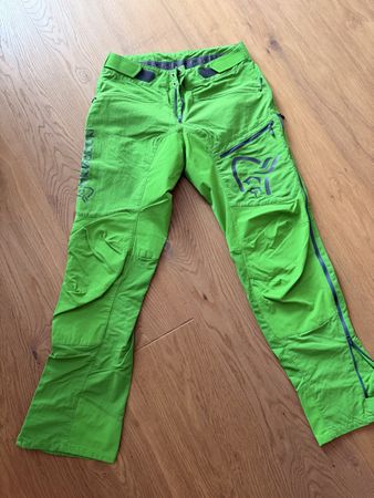 Norrøna fjørå flexi pants Grösse M leuchtgrün 