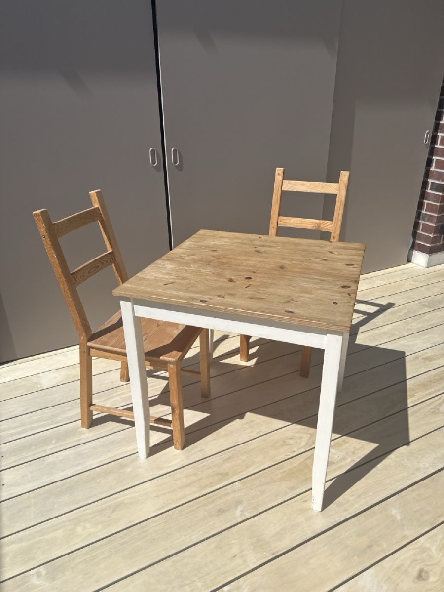 Ikea Set di tavolo e panche: Tisch mit 2 Stühlen, IKEA, Frühling – Usato da Rothenburg venduto da wer_g9fd
