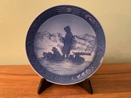 1978: Weihnachtsteller Royal Copenhagen, Dänemärk, original