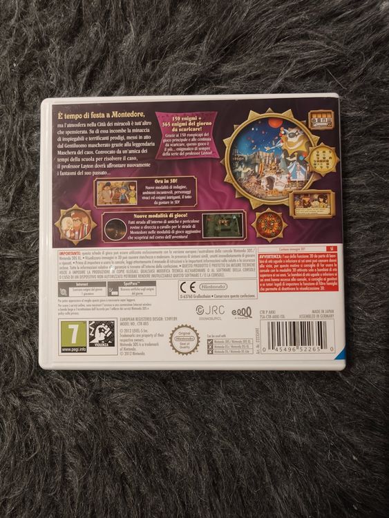 Professor Layton e la Maschera dei Miracoli 3DS IT Collector (Gebraucht ...