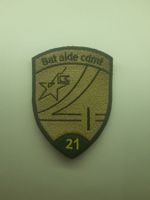 BADGE ECUSSON MILITAIRE SUISSE BAT AIDE CDMT 21