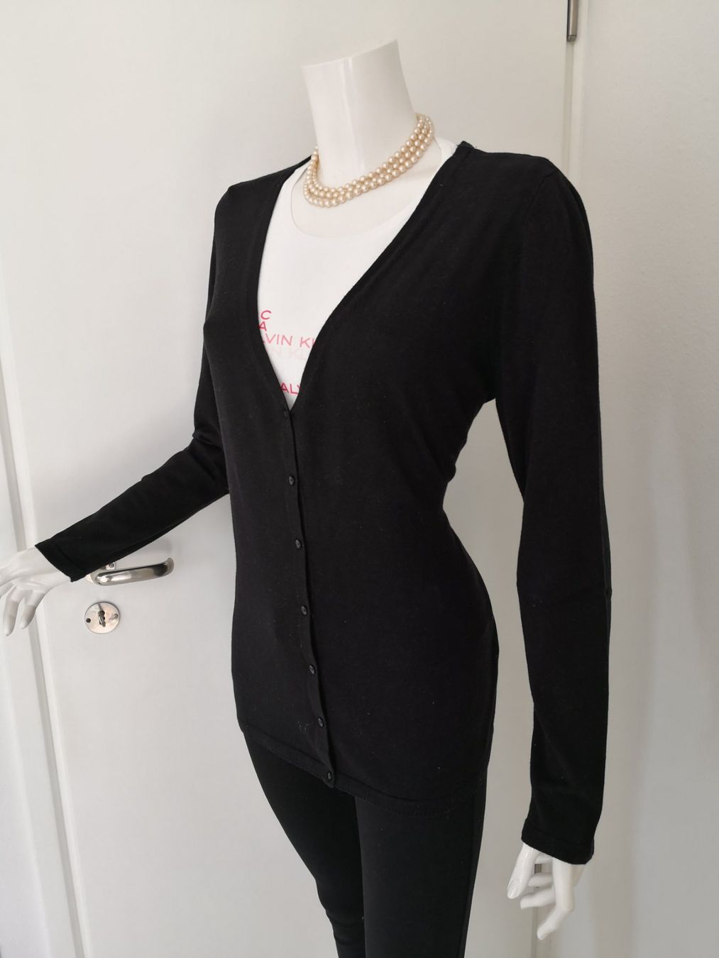 S.Oliver Giacche: 🤩S.OLIVER STRICK-JACKE SCHWARZ – Usato da Olten venduto da Naja-Twins-Twins 7