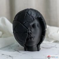 Cracks of Silence Scupture - Stunning 3D Decor - 3D Printed