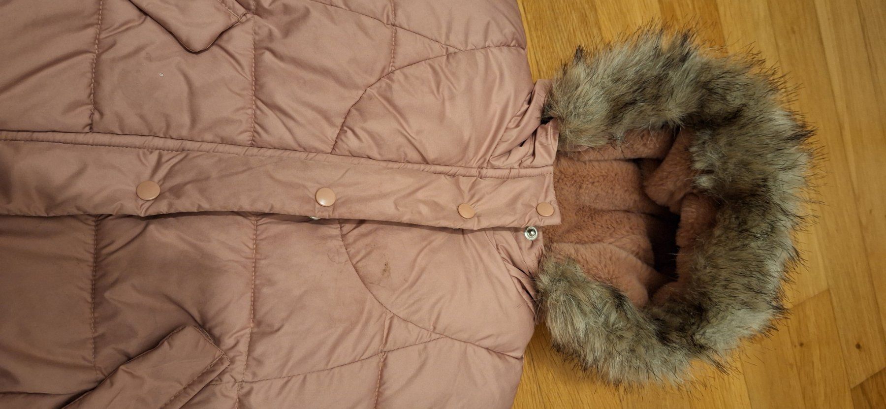 C&A Giacche & Cappotti: Winterjacke Mädchen, Grösse 74, Rosa – Usato da Killwangen venduto da natszp 1