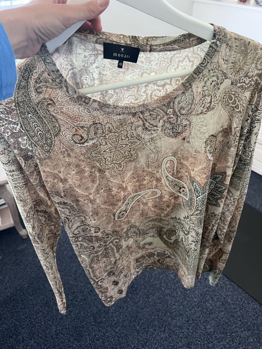 Monari Top: Monari Long Sleeve Top, Size 40, Autumn Essential – Usato da Baar venduto da kri_m7t2 1