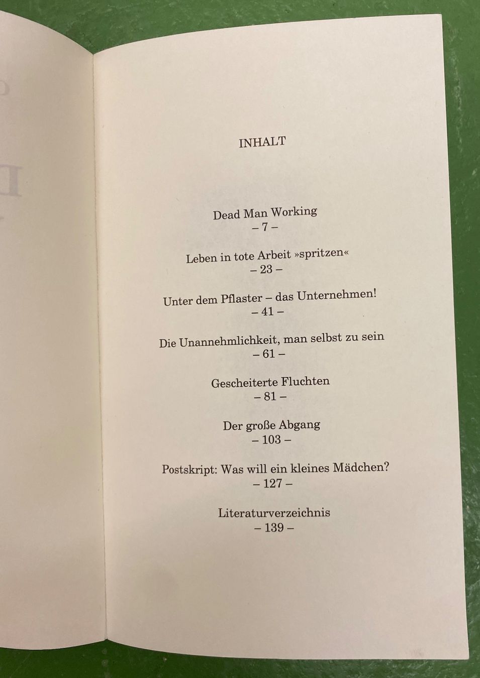 Bücher: Carl Cederstrom, Peter Fleming: Dead Man Working – Gebraucht aus Basel von Ostschweiz06 2