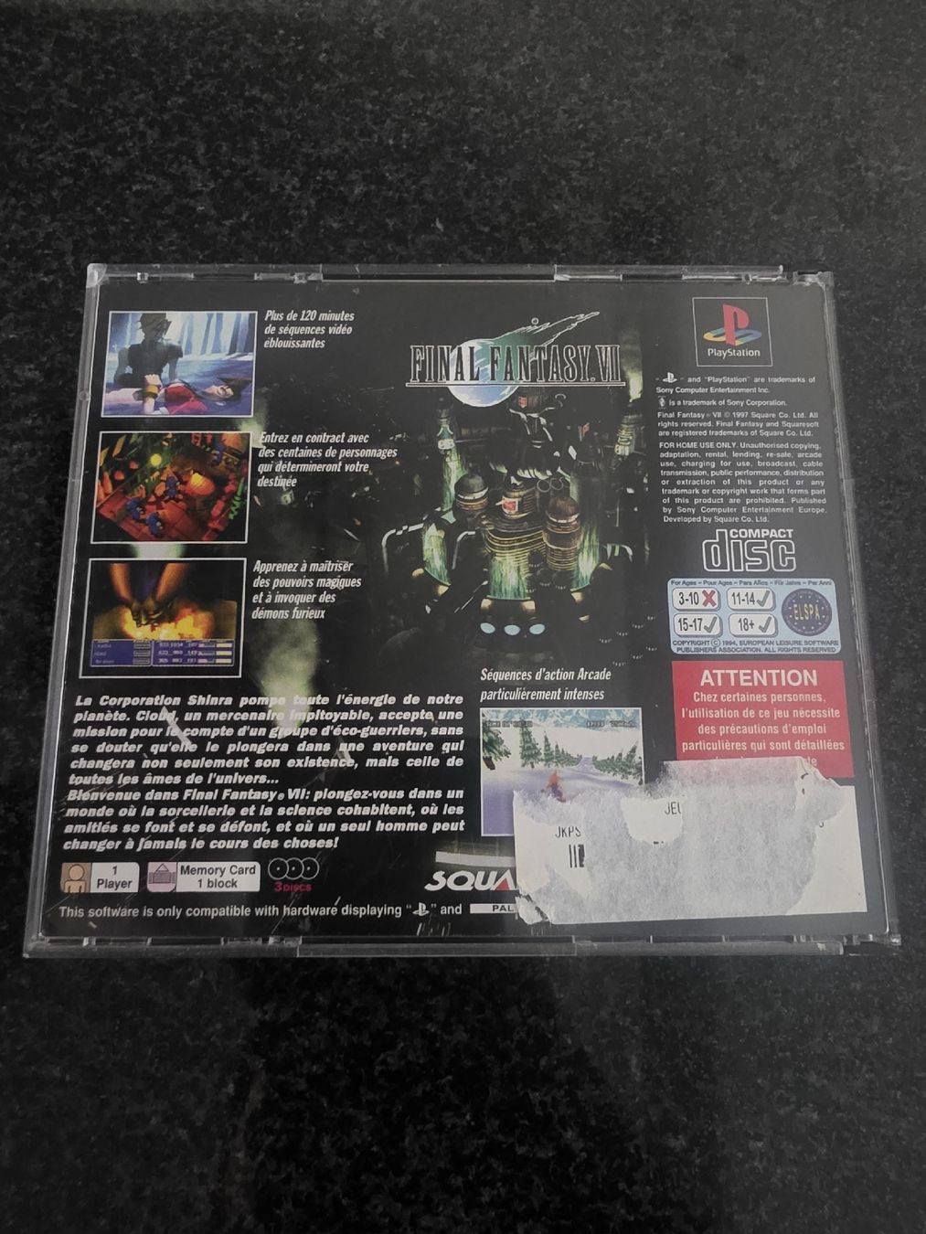 Spiele: Final Fantasy VII Ps1 – Gebraucht aus Chavornay von Crash37 1