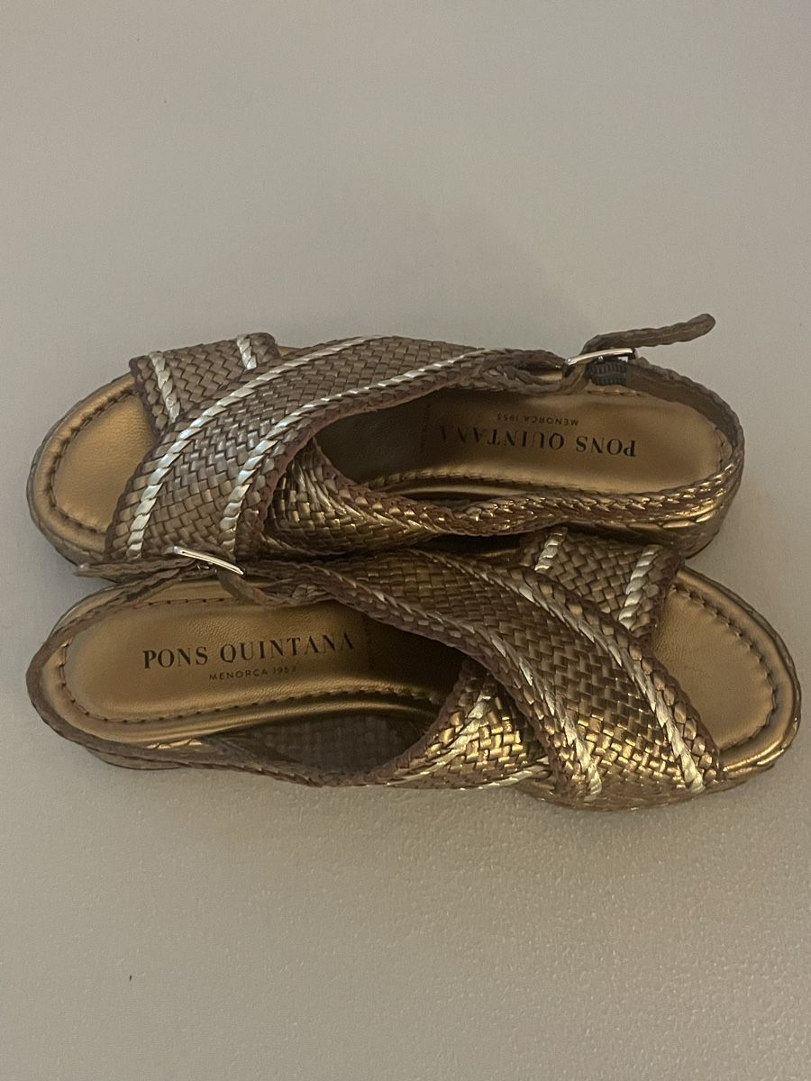 Pons Quintana Scarpe da donna: PONS QUINTANA Sandalen gold - Gr. 39 – Nuovo (secondo la descrizione) da Hünenberg See venduto da DND5 2