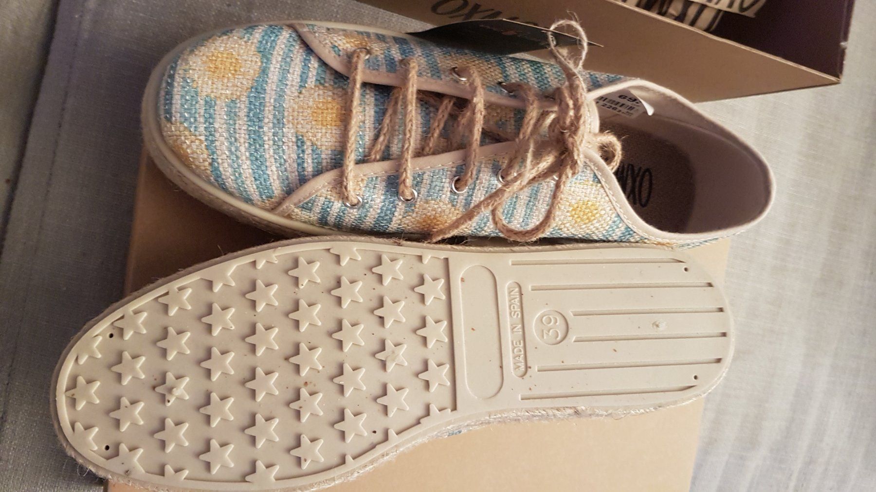 Scarpe da donna: Beiger Stoffsneaker mit Plateausohle – Nuovo e nell'imballaggio originale da Oberengstringen venduto da Sheera7 3