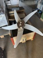 Deckenventilator weiss Metall neu mit Fernbedienung