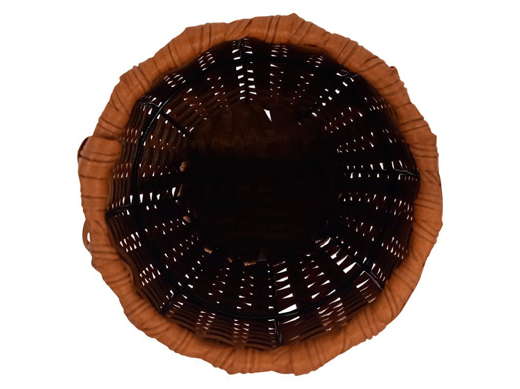 Vasen & Gefässe: Blumenvase in Rattan-Optik – Gebraucht aus Hünenberg von Restwert_Zug 2
