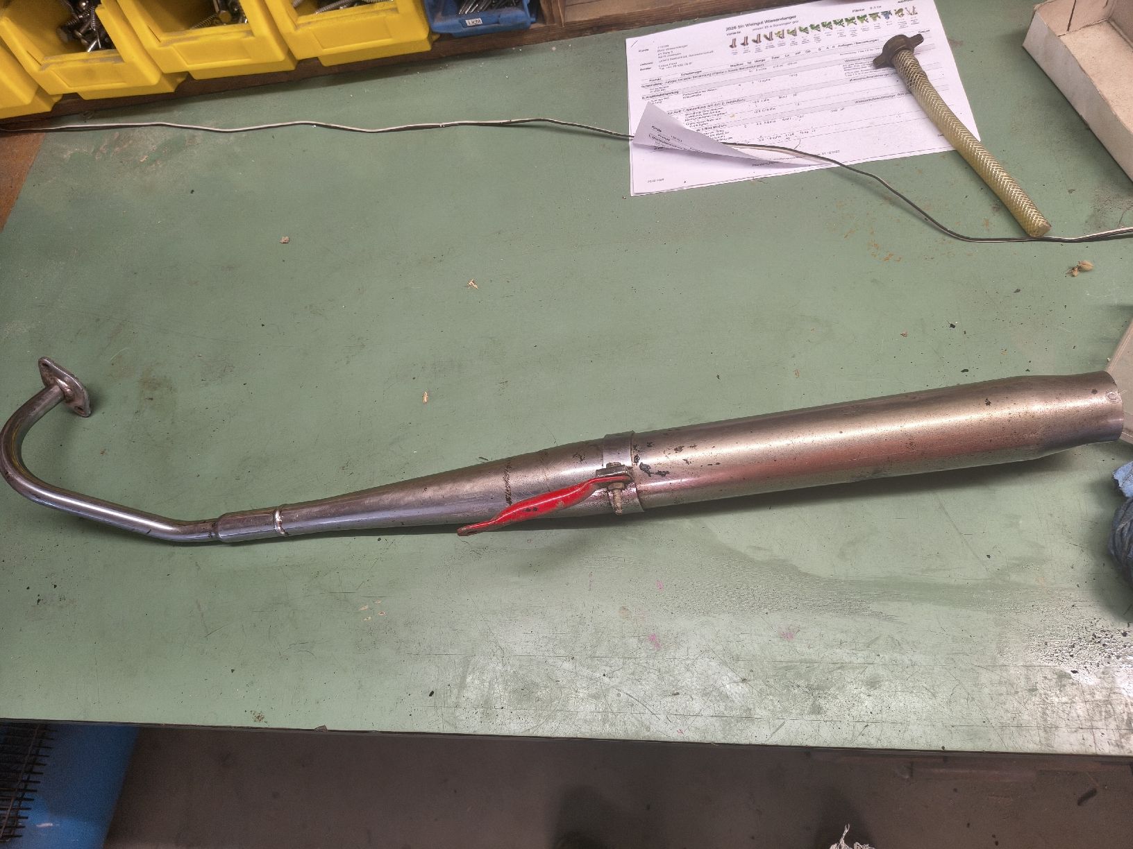 Sachs Sistemi di scarico: Sachs 503 Breitwand Auspuff – Usato da Ossingen venduto da Ret88
