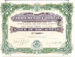 Carrières de Corbeil SA