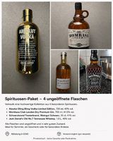 Spirituosen-Paket  4 ungeöffnete Flaschen
