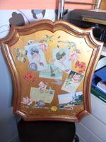 tableau collages dans ancien cadre