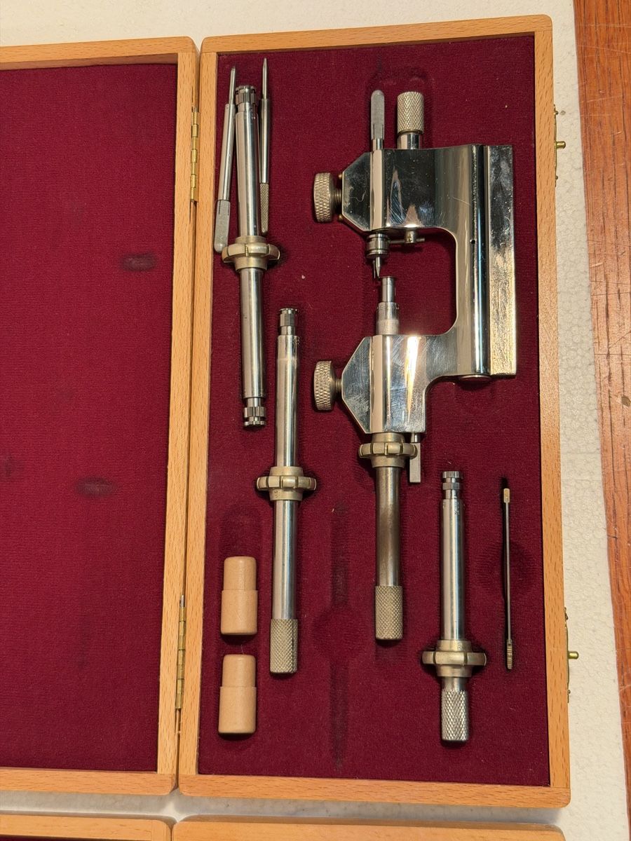 Tutti gli attrezzi: Large Set Swiss STEINER Watchmaker Jacot Pivot Polisher Tool – Usato da Lausanne venduto da artnouveau04 3