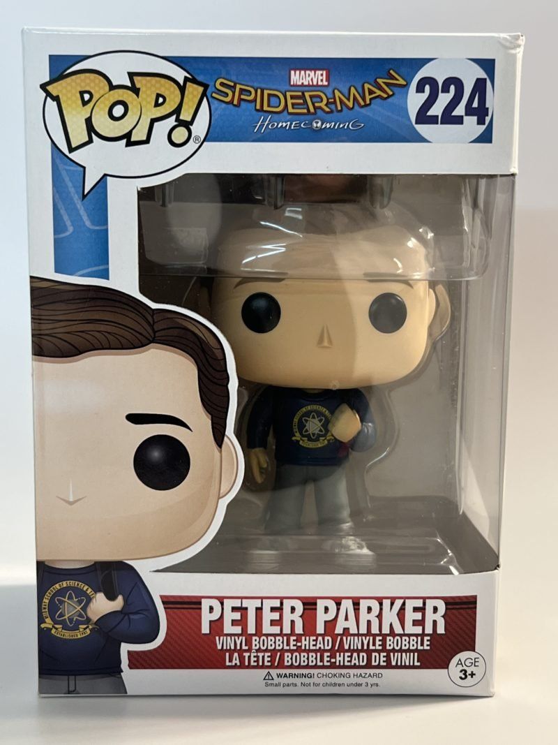 Funko Statuette: Funko POP! Spider-Man Homecoming Peter Parker – Nuovo e nell'imballaggio originale da Le Mouret venduto da perfectbijou