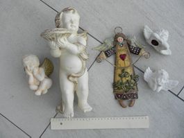Engel Figuren Deko, Shabby Chic Set 5 Stk