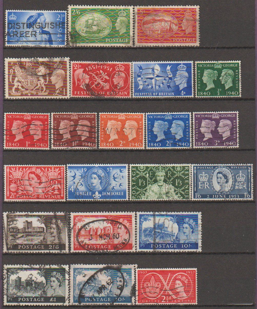 Tutti i francobolli: Grande-Bretagne divers lots anciens – Usato da Crans-Montana venduto da kira56 1