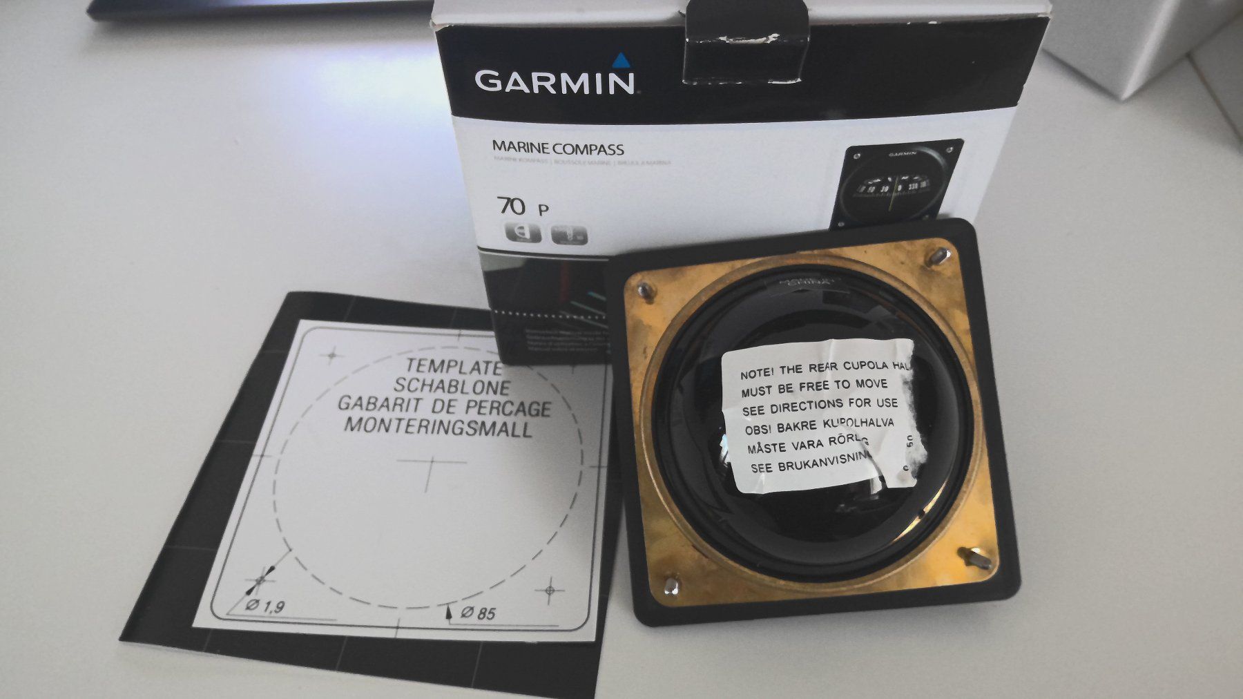 Boote: Garmin Marine Kompass 70p Bootskompass – Neu (gemäss Beschreibung) aus Lyss von  1