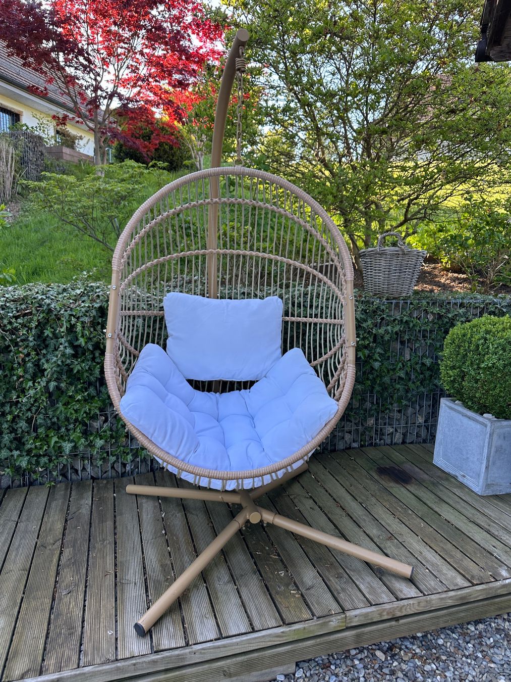 Poltrone pensili da giardino: Hängesessel – Usato da Meggen venduto da kingmills 2