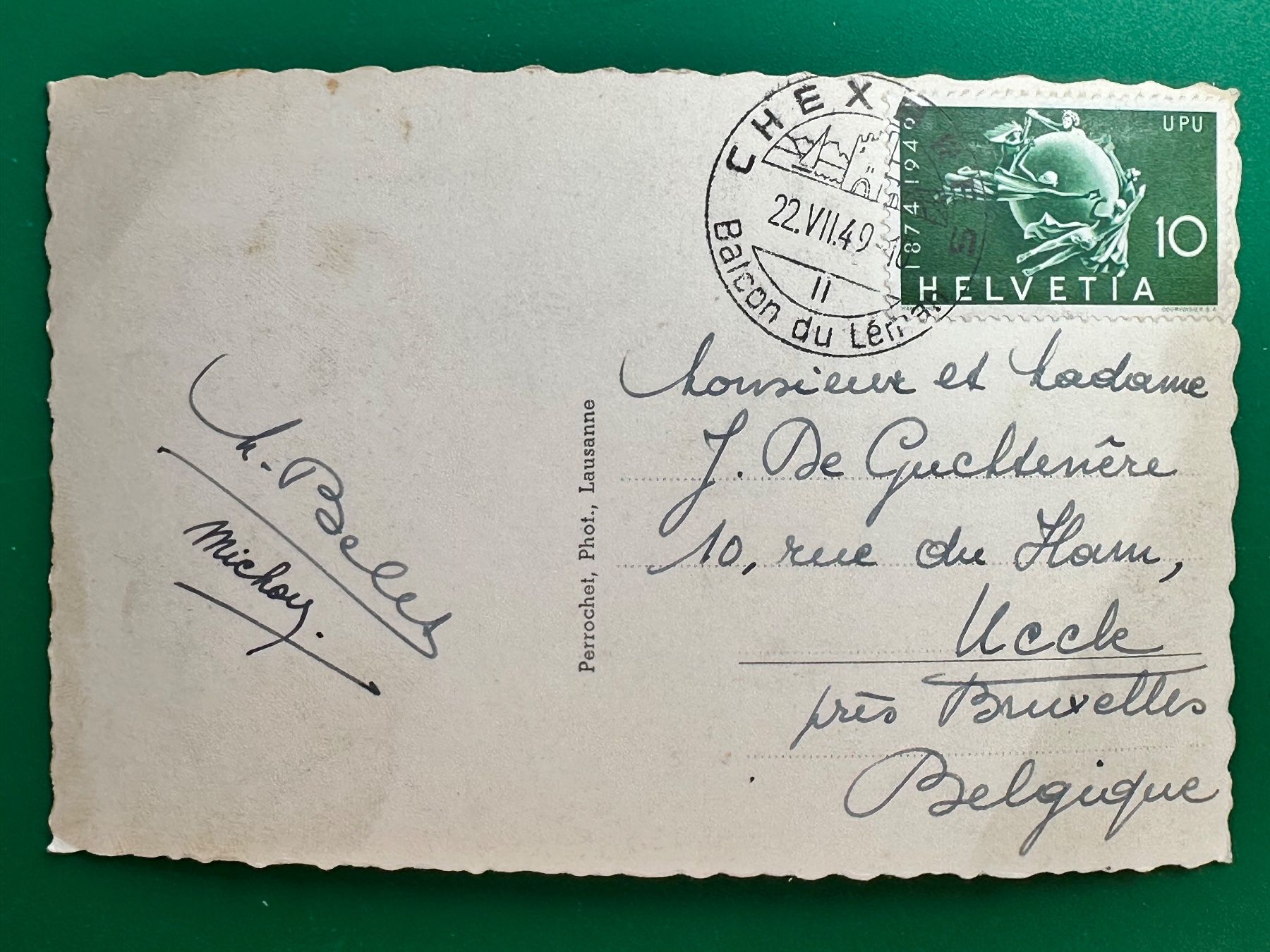 Cartoline postali: Chexbres - l'église – Usato da Steg VS venduto da danwer74 1