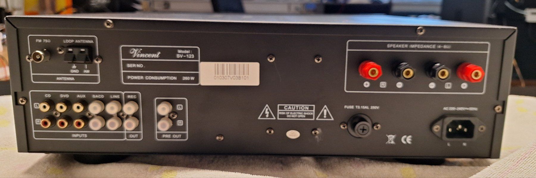 Vincent Receiver: Vincent SV-123 Black Stereo Receiver – Neu und originalverpackt aus Kienberg von coc_gwg7 1