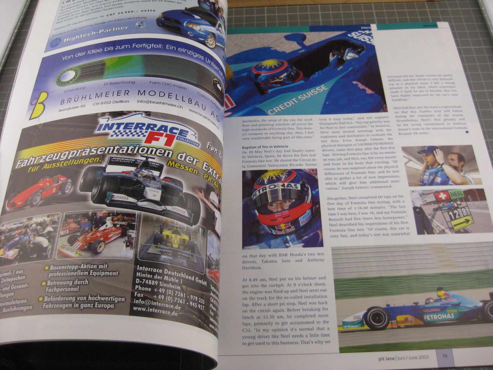 Livres: Pit Lane Sauber Petronas – D'occasion à Malters par Marosko 4