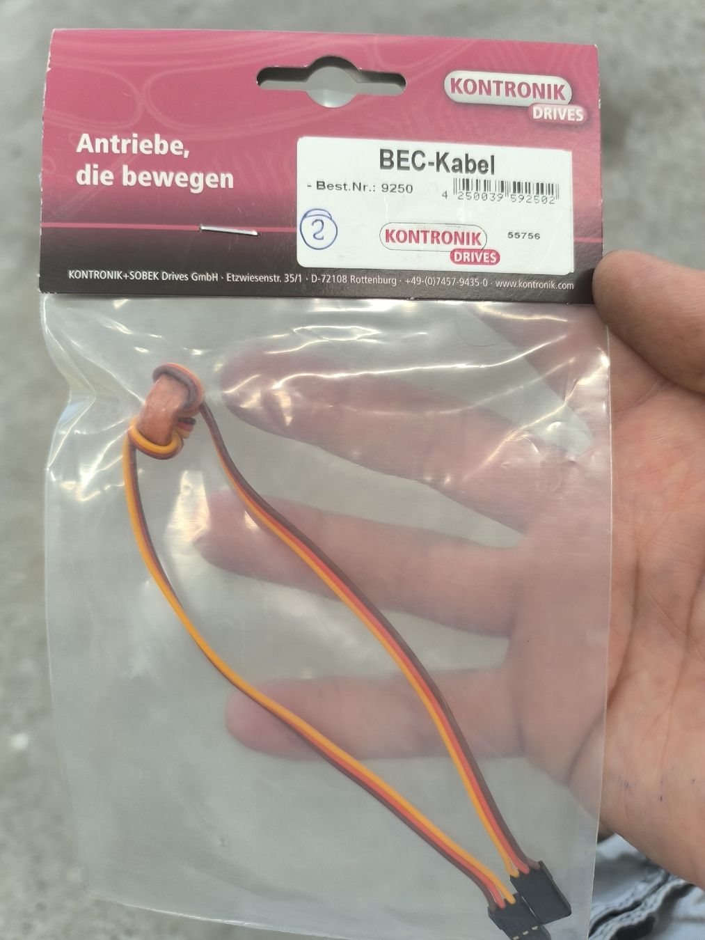 Modellismo RC: Kabel Kontronik Bec-Kabel – Usato da Cama venduto da anto_a